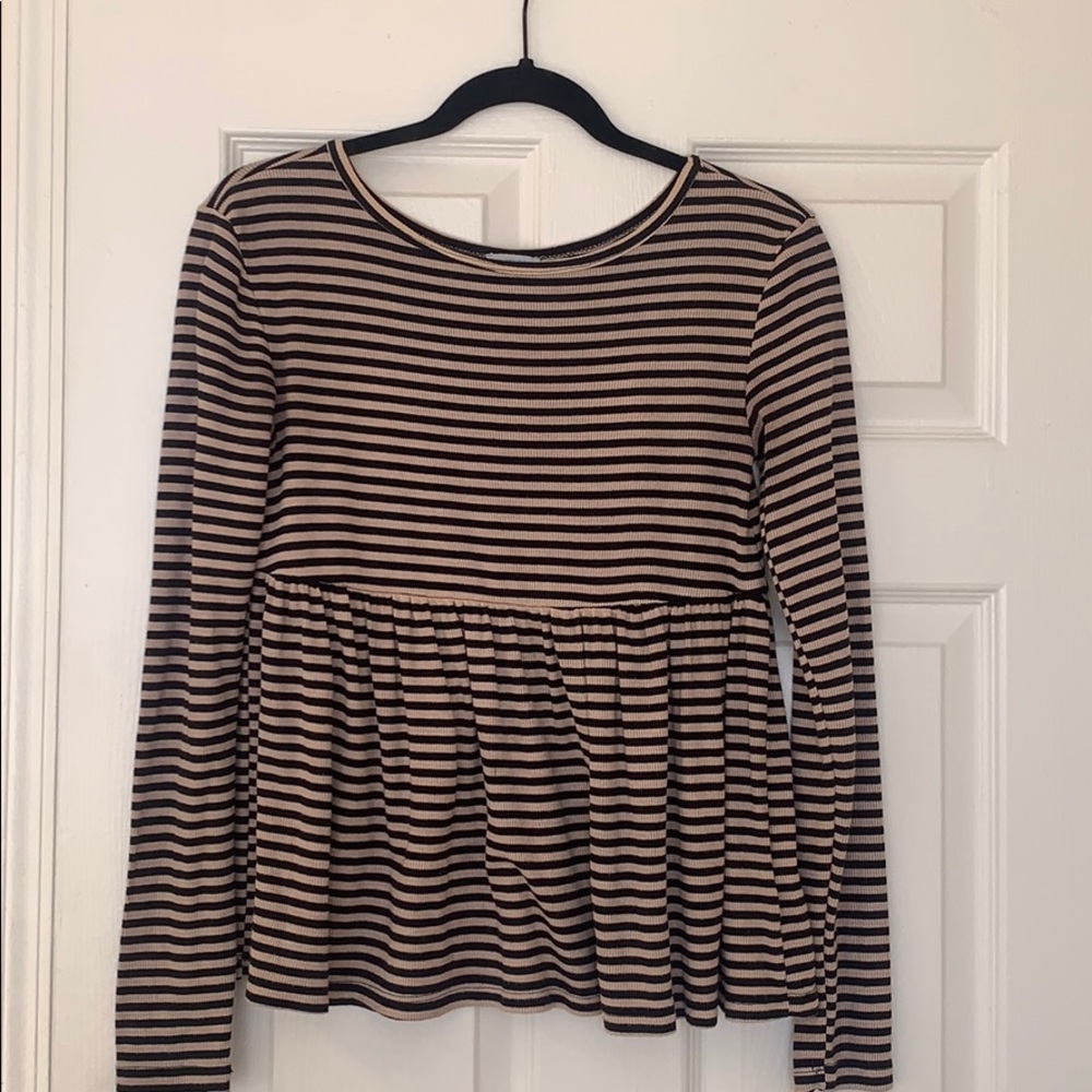 Urban Outfitters long-sleeve peplum top